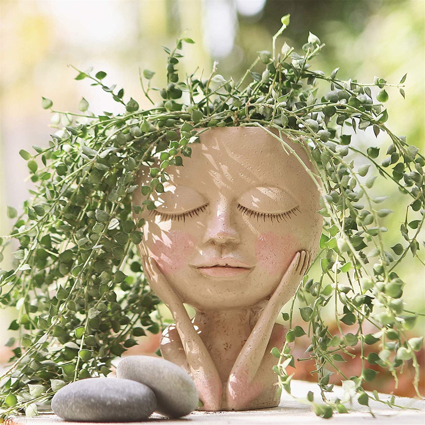 Girls Face Head Flower