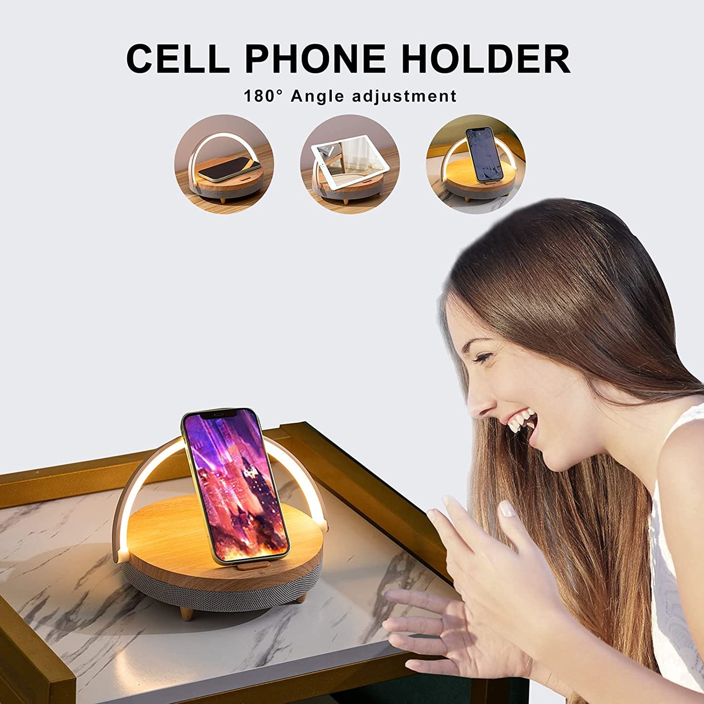 Wireless Charger Bluetooth Speaker for IPhone