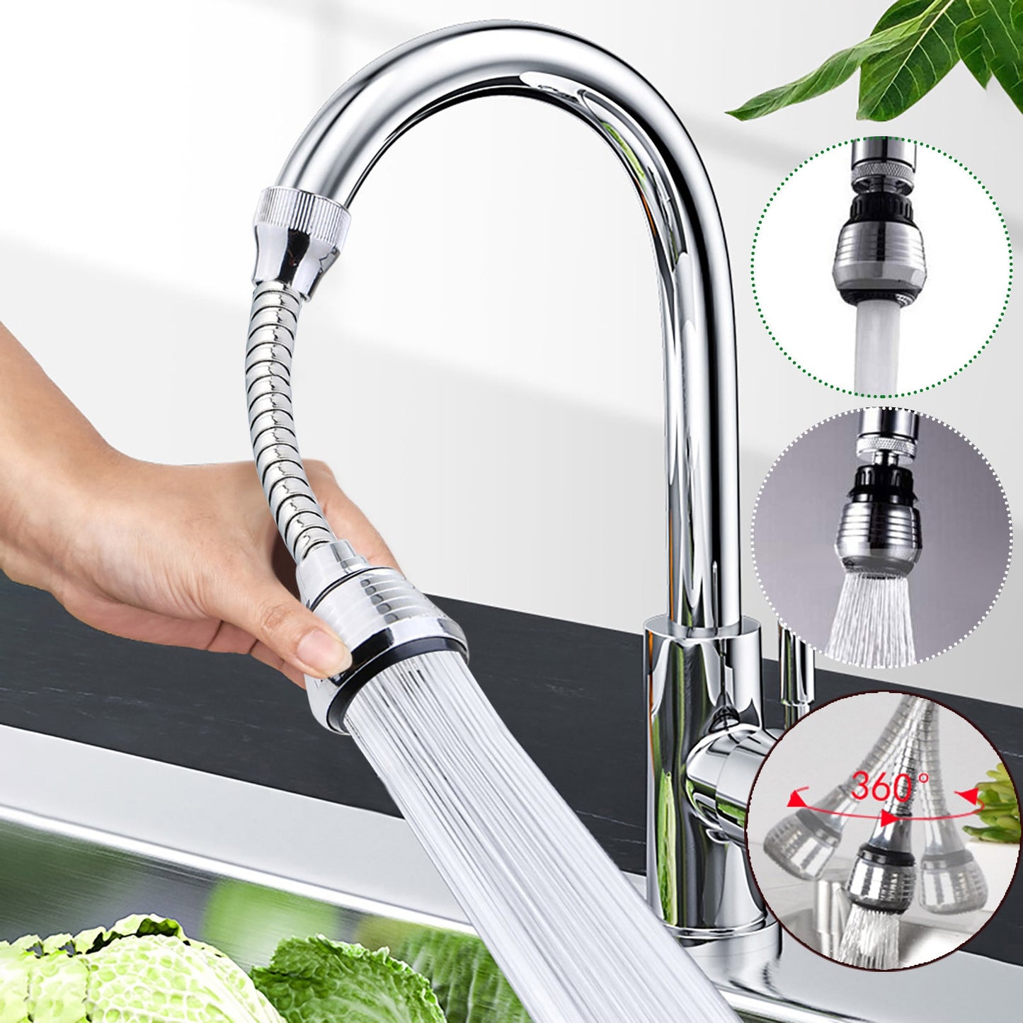 360 Degree Adjustment Faucet Extension